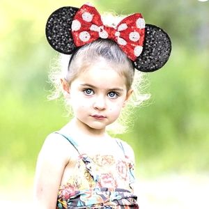 Sequin Polka Dot Children Ears NWOT
